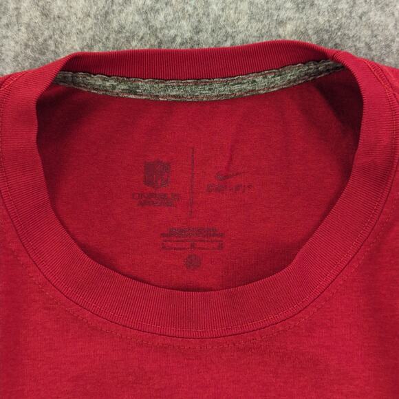 Atlanta Falcons Shirt Mens XL Red NFL Football Dri Fit Nike Tee Short Sleeve - Picture 3 of 8